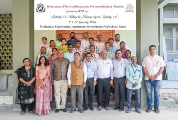 One Week FDP on “Industry 5.0: Adding the Human Edge to Industry 4.0” Date: 05/01/2026 to 09/01/2026