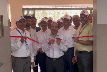 Inauguration of KSB sponsored Mechanical Engineering materials lab by Hon. Joint Director Dattatraya Jadhav and other dignitories